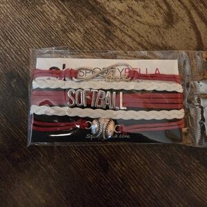 Sportybella Softball Bracelet